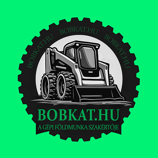 embléma: BOBKAT.HU - A gépi földmunka szakértője